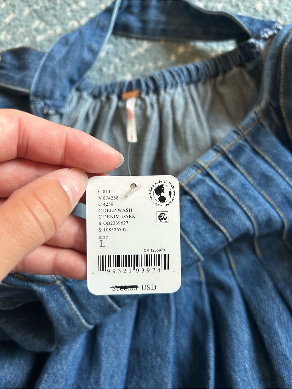 Free People Katie Denim Tunic - Picture 5 of 6